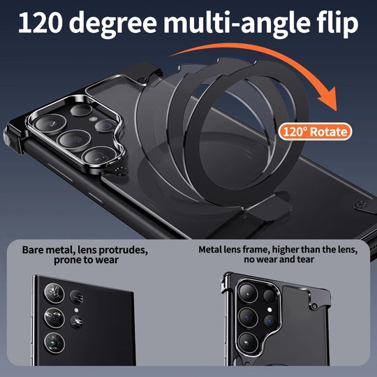 Magsafe Metal Frame Case For Samsung Galaxy S24 Ultra