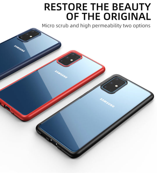 Premium Luxury Metal Camera Protection Shockproof Armor Case For Samsung A52