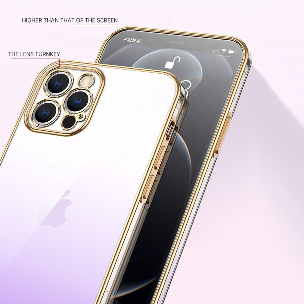 Premium Gradient Slim Soft Back Electroplated Glossy Bumper Case Cover for iPhone 11