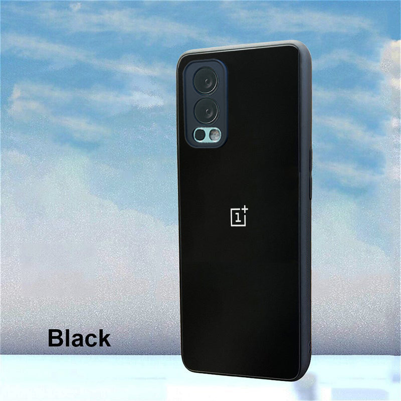 Special Edition Matte Finish Silicone Glass Back Case For Oneplus Nord 2 - Premium Cases