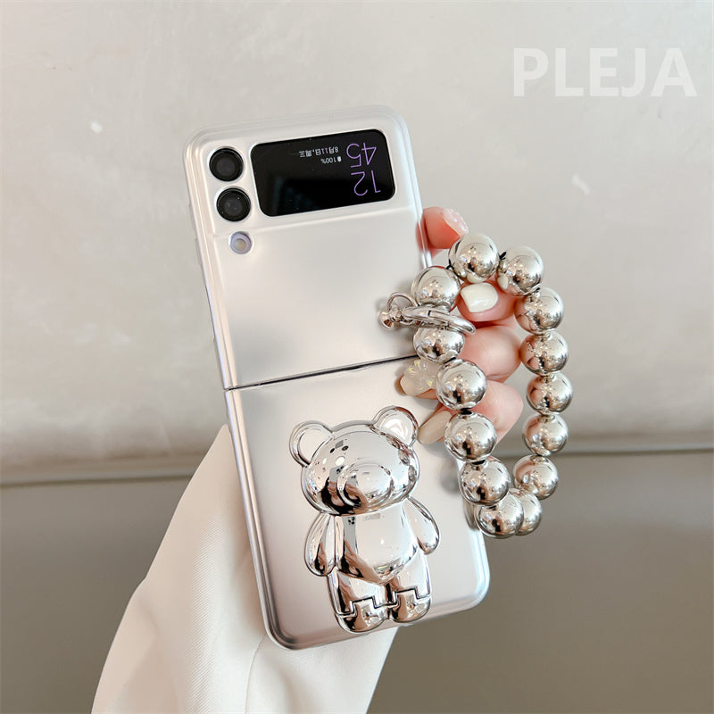 Luxury Silver Phone Case for Samsung Galaxy Z Flip – Planetcart