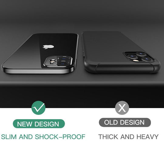 Luxury Square Clear Silicon Case With Camera Protection For iPhone 11