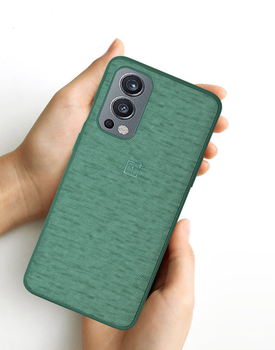 Cloth Pattern Inspiration Soft Sleek Silicon Case For Oneplus Nord 2