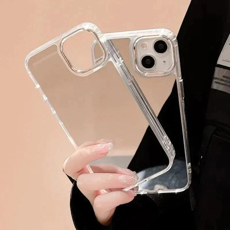 Mirror Reflecting Back Case For Apple iPhone 15