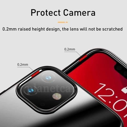 Baseus Ultra-Thin Transparent Sparkling Edge Case For iPhone 11