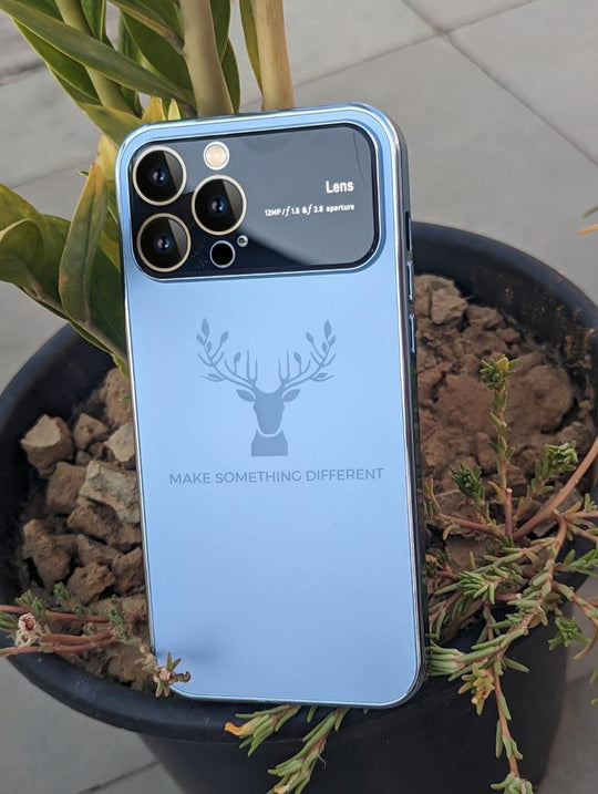 Deer Edition Smooth Luxury Lens Case For iPhone