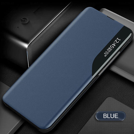 PU Leather Smart View Stand Flip Case For Samsung Galaxy  S10 Lite