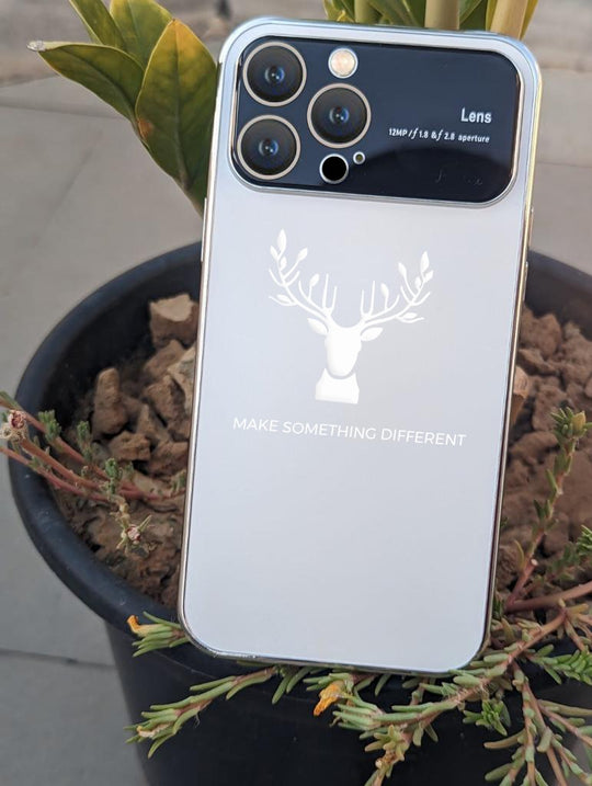 Deer Edition Smooth Luxury Lens Case For iPhone
