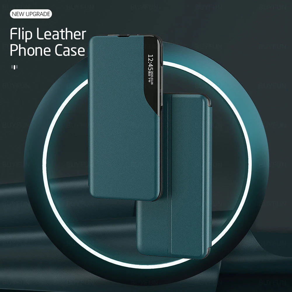 PU Leather Smart View Stand Flip Case For Samsung Galaxy  S10 Lite