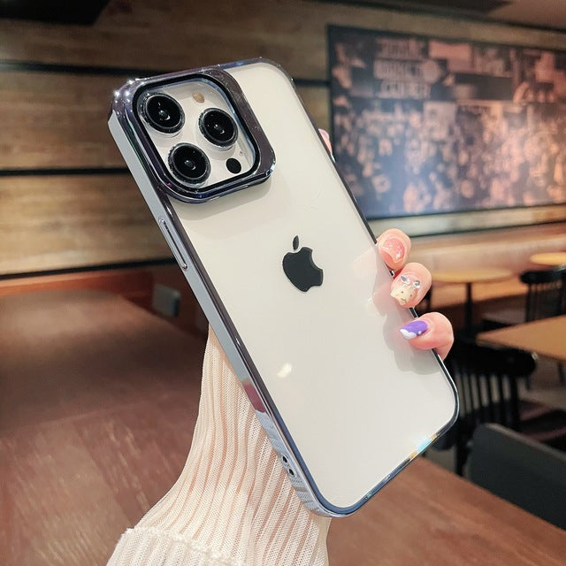 Transparent Camera Lens Stand Case For iPhone 14 Pro Max