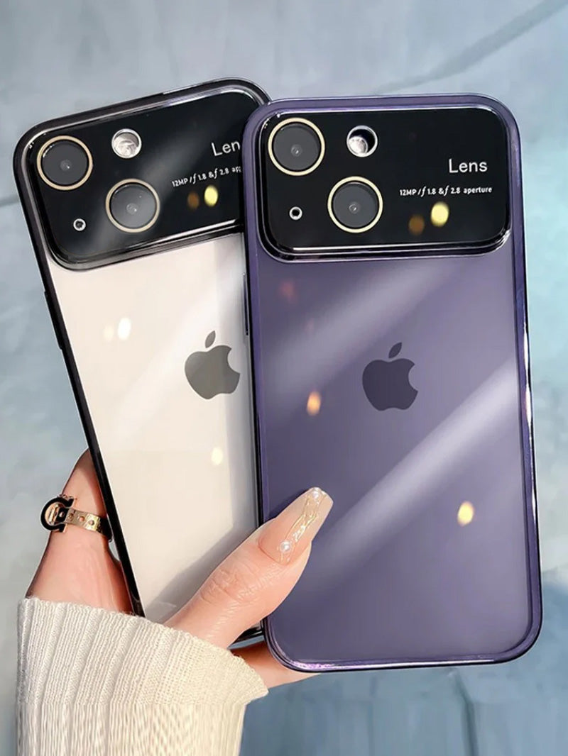 New Edition Smooth Luxury Lens Case For iPhone 14
