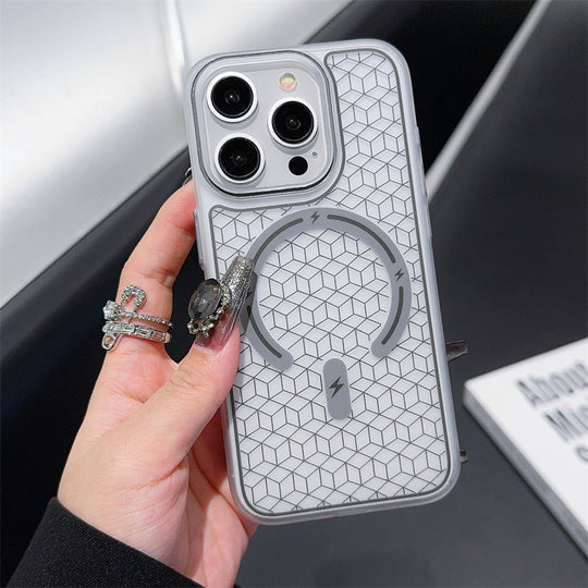 Premium Trans Pattern Magsafe Case For iPhone