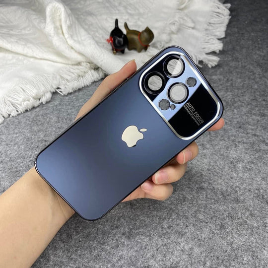 Luxury MagSafe Lens Glass Case For iPhone
