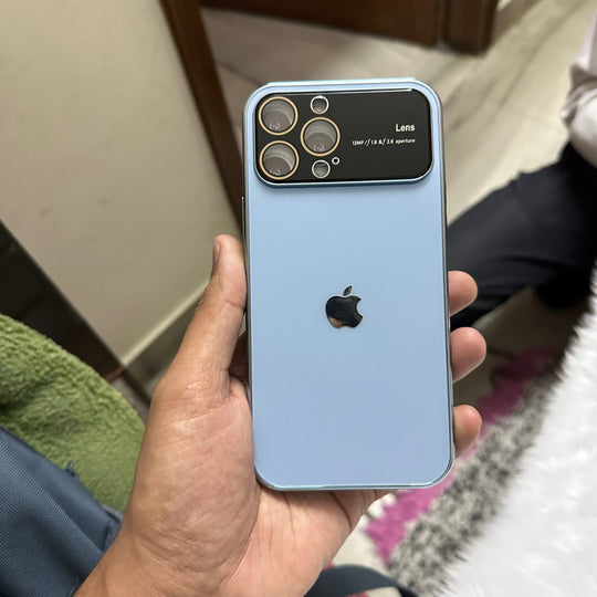 New design Lens Glass Case For iPhone 15 Series