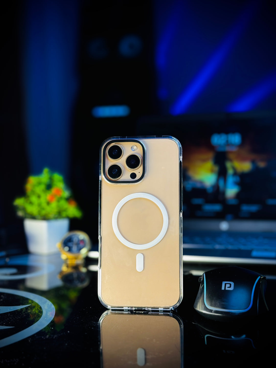 Metal Transparent Magsafe Case For iPhone