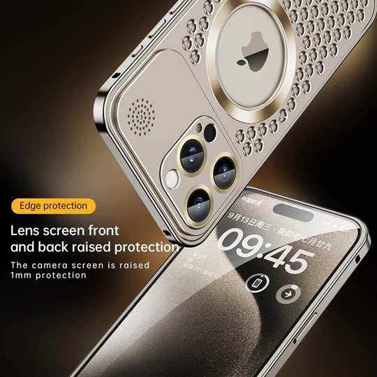 Mesh Metal Magsafe Bumper Case For iPhone 15 Series