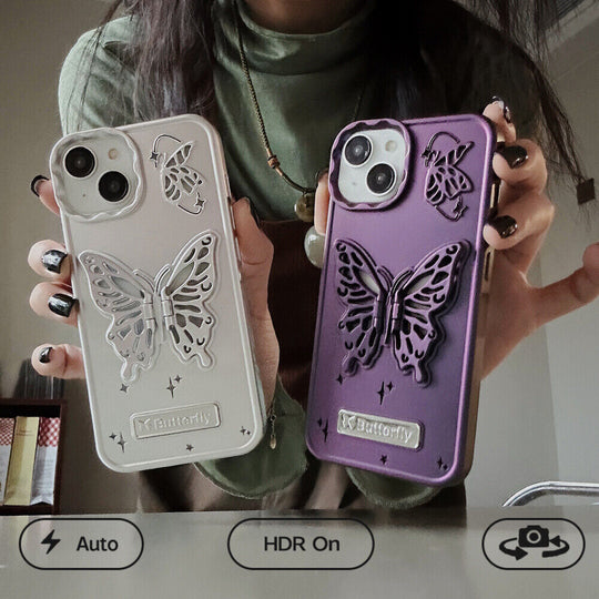 Butterfly Stand Holder Protective Shockproof For iPhone
