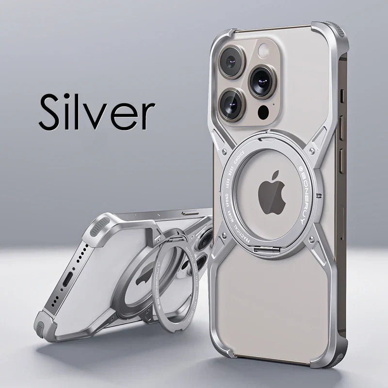 Aluminum Rimless Cover For iPhone 15 Pro