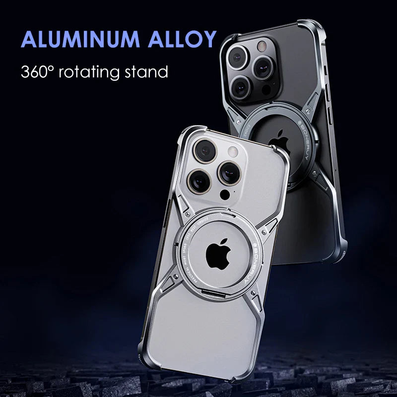 Aluminum Rimless Cover For iPhone 16 Pro Max