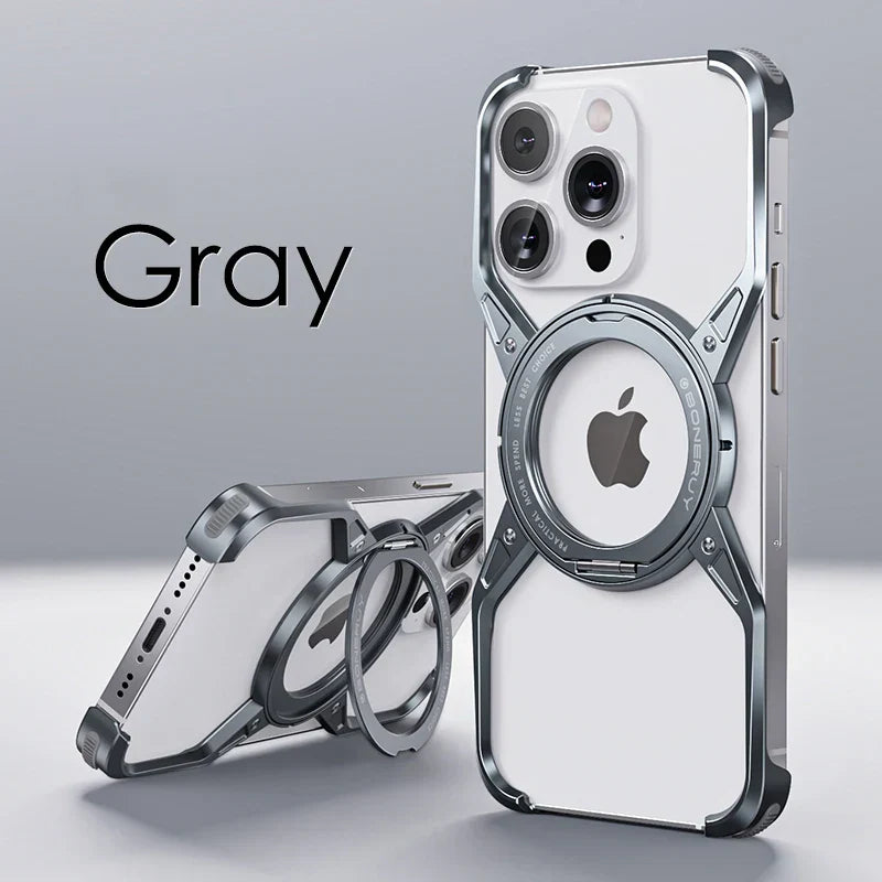 Aluminum Rimless Cover For iPhone 15 Pro