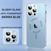 Glossy Ultra Thin Electroplated Camera Lens Protection With Magsafe For iPhone