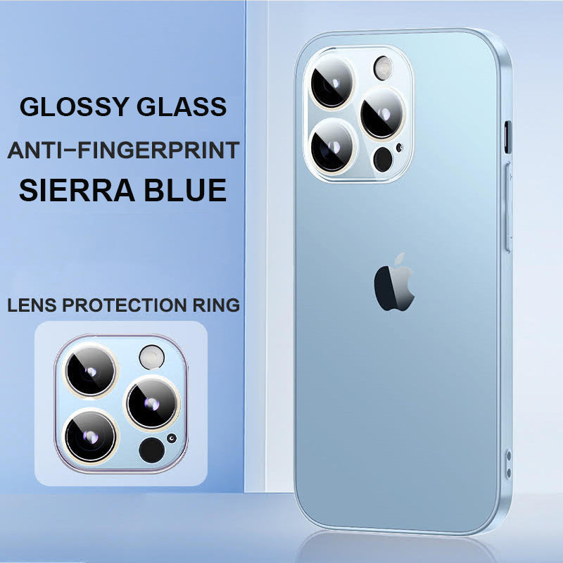 Glossy Ultra Thin Electroplated Camera Lens Protection For iPhone 15 Series