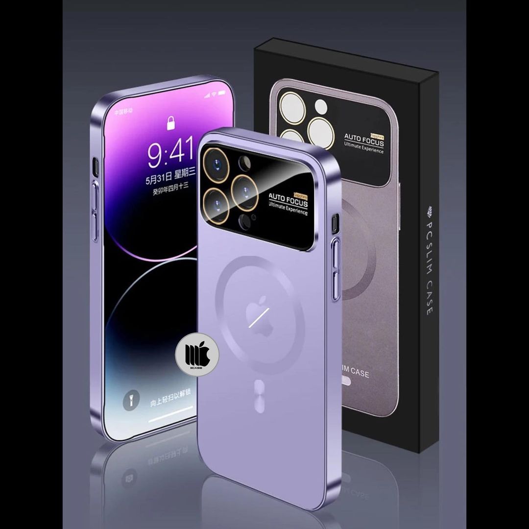 New Magsafe Lens Glass Case For iPhone 15 Series