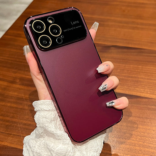 New design Lens Glass Case For iPhone