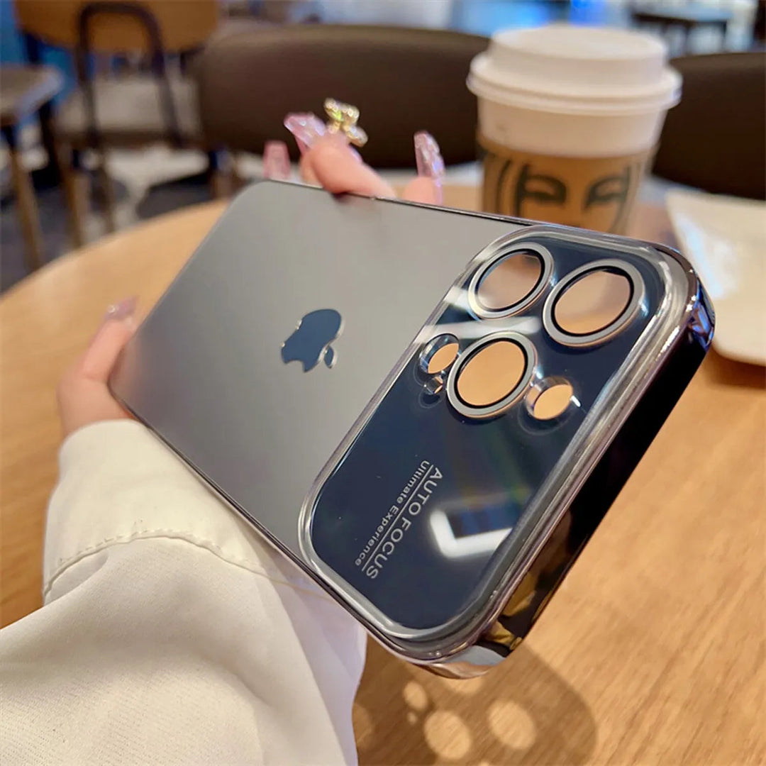 Luxury MagSafe Lens Glass Case For iPhone - Main Image