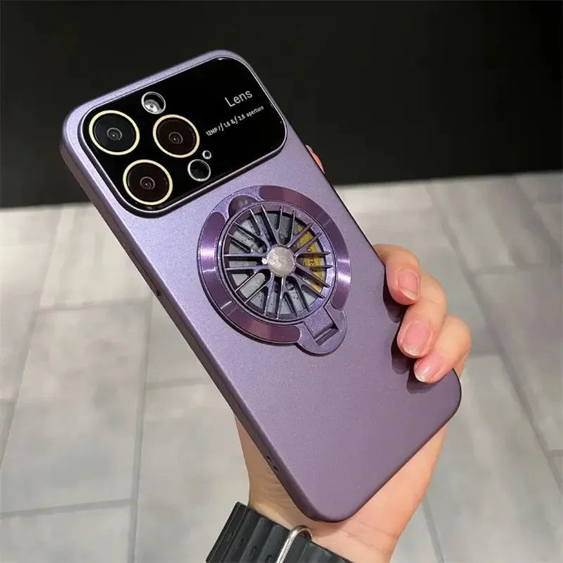 Gyro Rotating Alloy Case For iPhone 15 Series