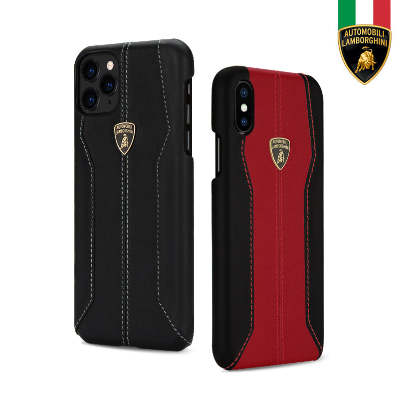 Huracan D1 Genuine Leather Hard Lamborghini Case for Apple iPhone 13 Pro