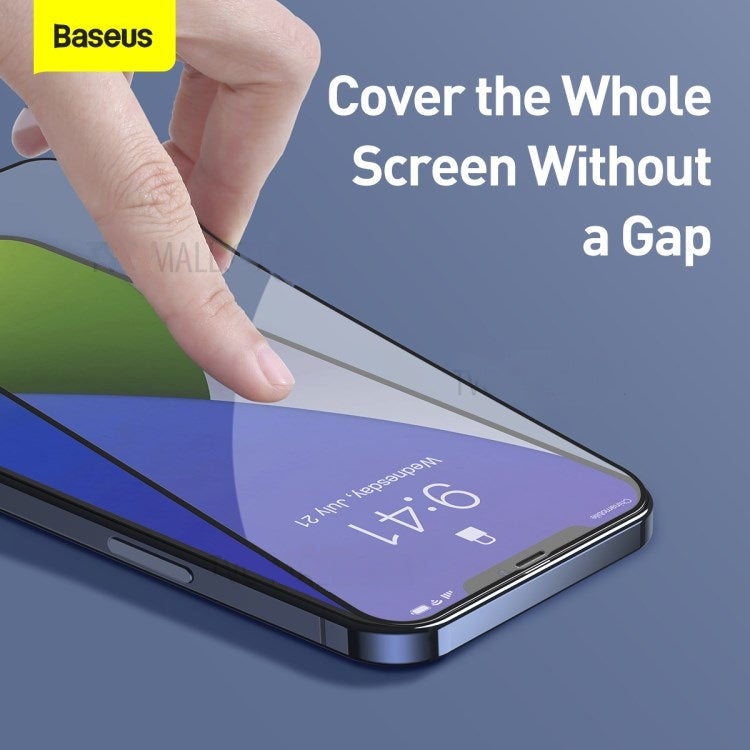 Baseus 0.3mm Full-screen and Full-glass Tempered Glass for iPhone 12 Pro Max