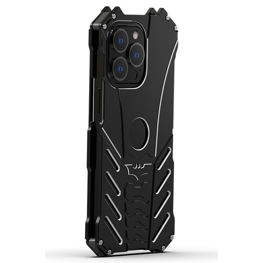 Batman Premium Luxury Metal Phone Case with Bat Stand for iPhone 12 Pro Max