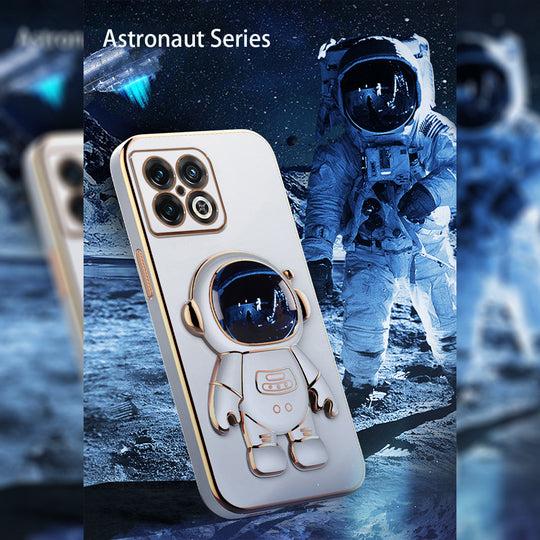 Astronaut Luxurious Gold Edge Back Case For OnePlus 10 Pro