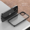 Luxury Transparent Electroplated Square Clear Back Bumper Case For iPhone 14 Pro