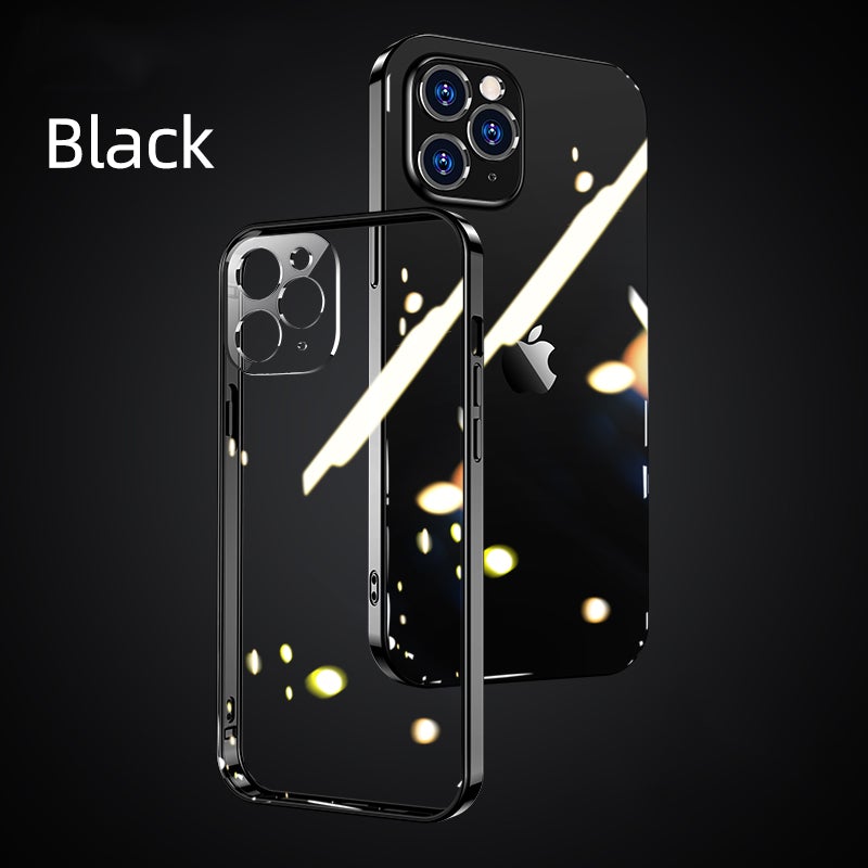 Luxury Square Silicon Clear Case With Camera Protection For iPhone 11 Pro Max - planetcartonline