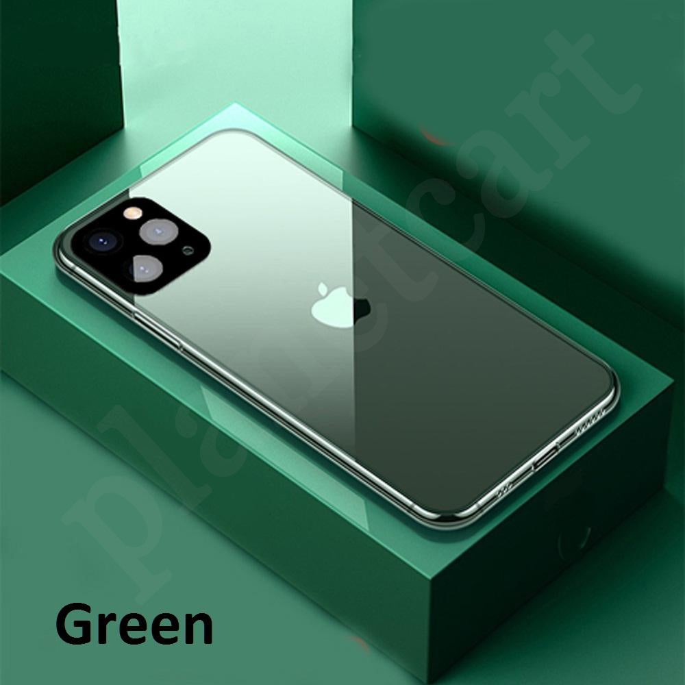 Special Edition Glossy Glass Silicone Soft Edge Case For iPhone 11 Pro Max