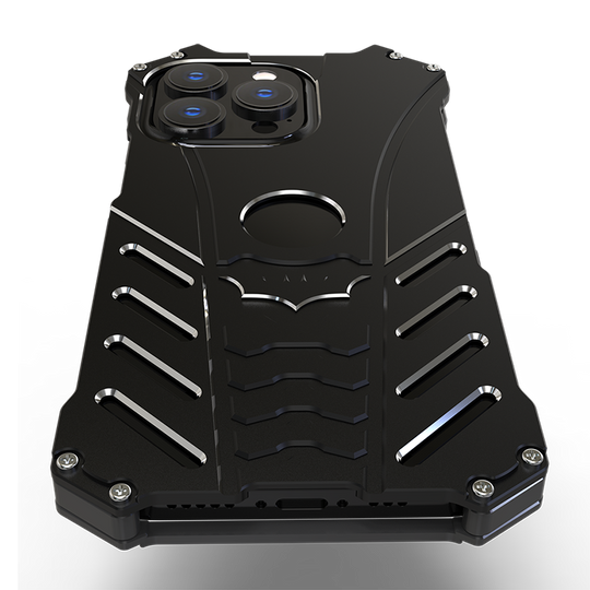 Batman Premium Luxury Metal Phone Case with Bat Stand for iPhone 12 Pro
