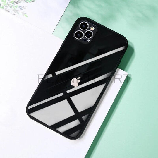 Special Edition Glossy Silicone Soft Edge Back Case with Camera Protection For iPhone 12 Pro Max