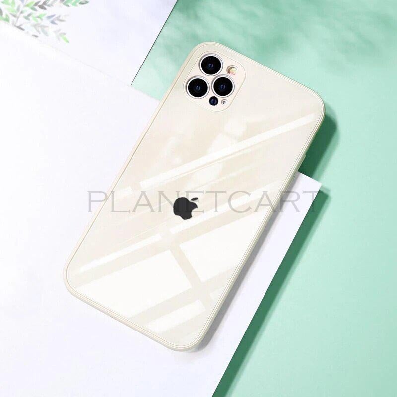 Special Edition Glossy Silicone Soft Edge Back Case with Camera Protection For iPhone 12 Pro Max