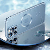 Premium Clear MagSafe Armor Metal Lens Bumper Back Case for iPhone 13