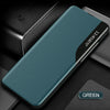 PU Leather Smart View Stand Flip Case For Samsung Galaxy S21