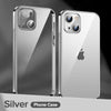 The Luxury Square Silicon Clear Case With Camera Protection For iPhone 13
