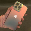 Premium Anti Shock Rainbow Laser Gradient Back Case For iPhone 14 Pro Max