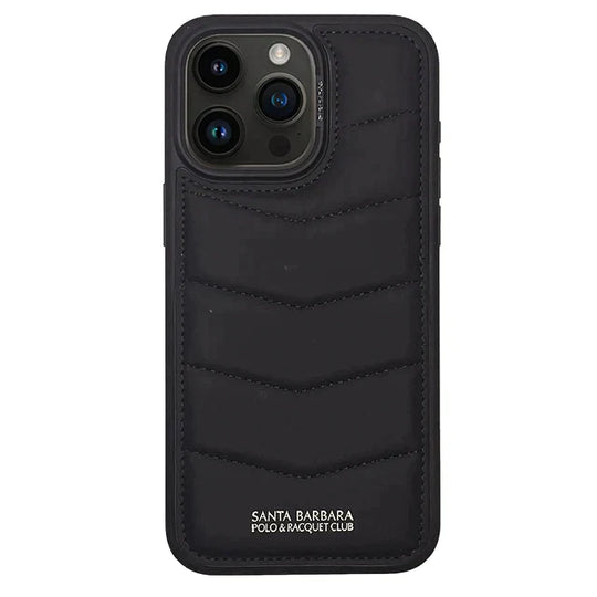 Santa Barbara Classic Clyde Series Genuine Leather Case For iPhone 15 Pro