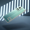 The Premium Electroplated Square Silicon Clear Camera Protection Back Case Cover For Oneplus