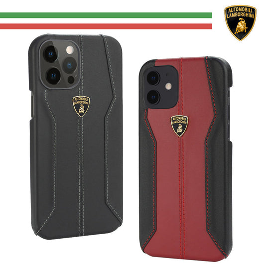 Huracan D1 Genuine Leather Hard Lamborghini Case for Apple iPhone 13 Pro