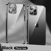 The Luxury Square Silicon Clear Case With Camera Protection For iPhone 11 Pro Max