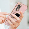 Astronaut Luxurious Gold Edge Back Case For Samsung Galaxy A52s