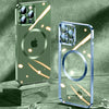 The Luxury Square Silicon Magsafe Clear Case With Camera Protection For iPhone 14 Series